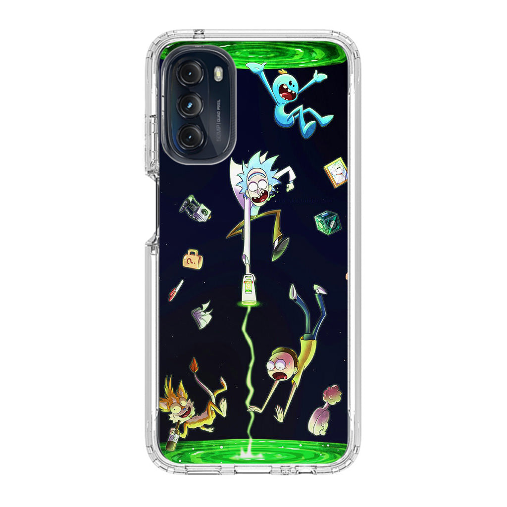 Rick And Morty Portal Fall Motorola Moto G 5G 2022 Case