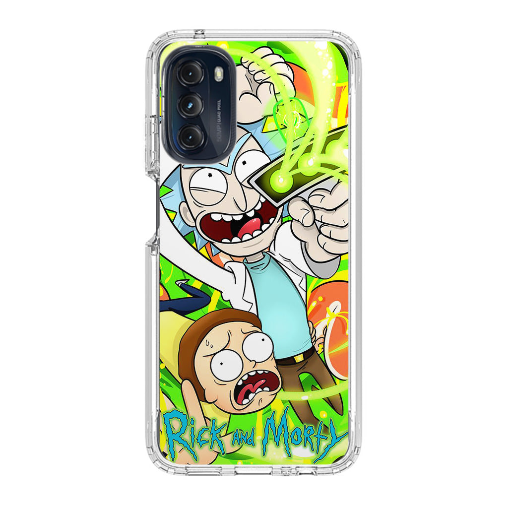 Rick And Morty Shoot Portal Gun Motorola Moto G 5G 2022 Case