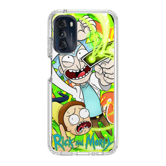 Rick And Morty Shoot Portal Gun Motorola Moto G 5G 2022 Case