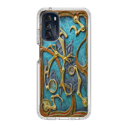 Steampunk Book Cover Motorola Moto G 5G 2022 Case