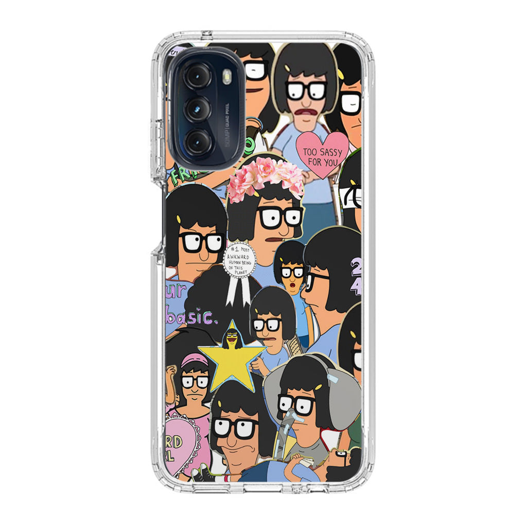 Tina Belcher Collage Motorola Moto G 5G 2022 Case