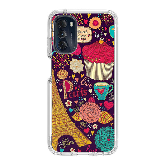 Vintage Love In Paris Motorola Moto G 5G 2022 Case