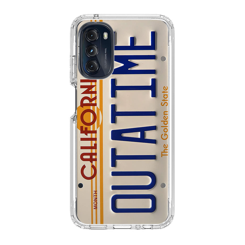 Back to the Future License Plate Outatime Motorola Moto G 5G 2022 Case