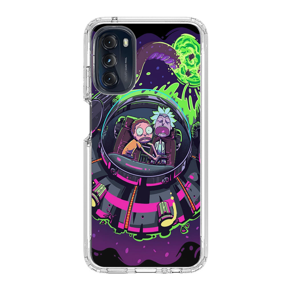 Rick And Morty Spaceship Motorola Moto G 5G 2022 Case