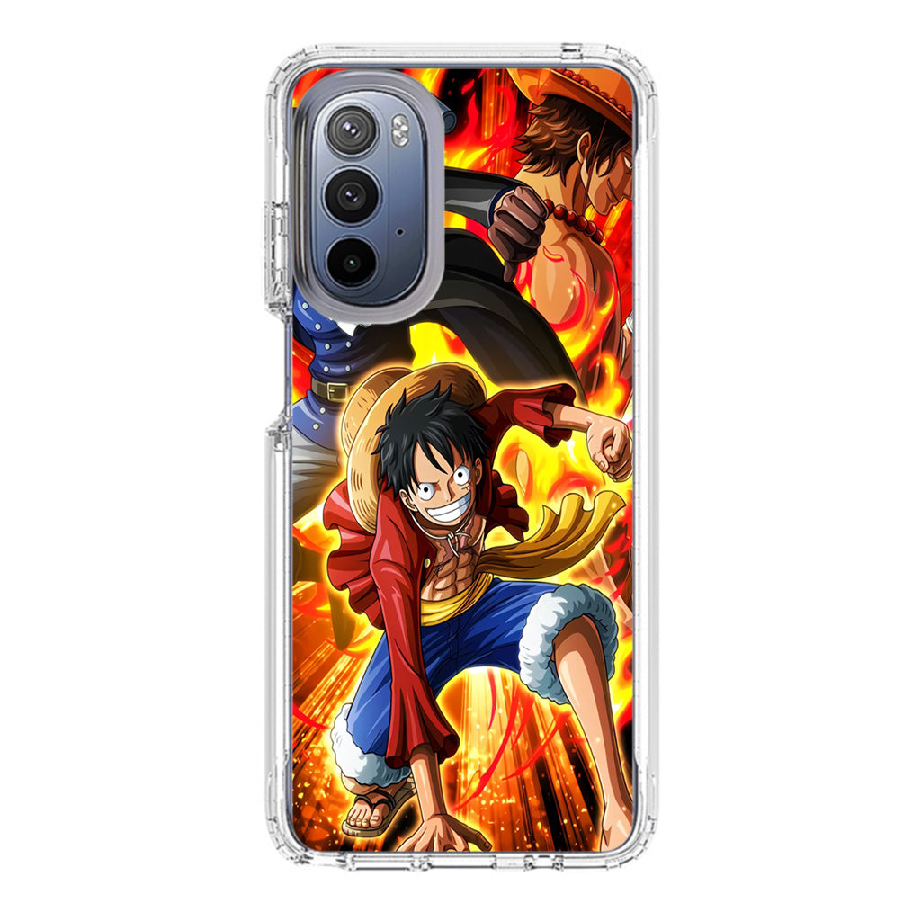Ace Sabo Luffy Brotherhood Motorola Moto G Stylus 5G 2022 Case