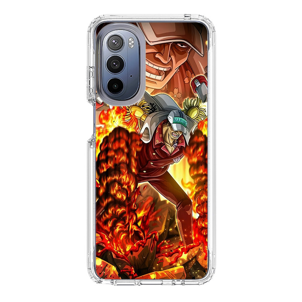 Akainu Exploding Volcano Motorola Moto G Stylus 5G 2022 Case