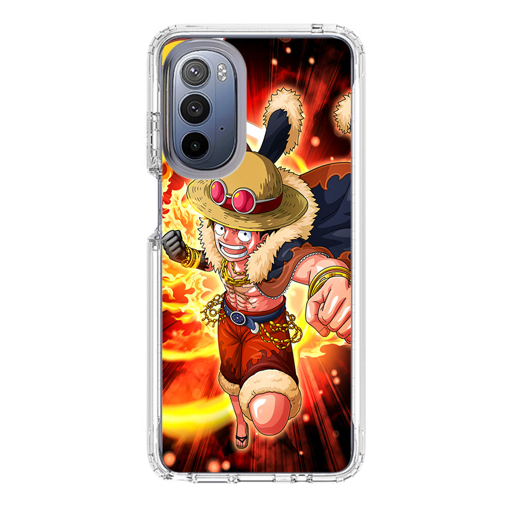 Luffy Red Hawk Punch Motorola Moto G Stylus 5G 2022 Case