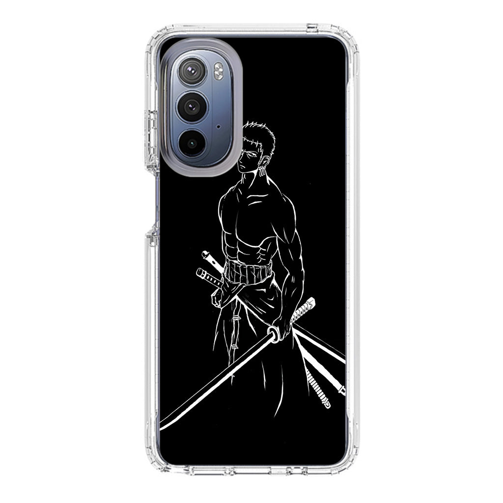 Roronoa Zoro Outlines Motorola Moto G Stylus 5G 2022 Case