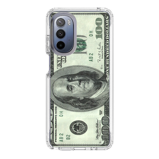 100 Dollar Motorola Moto G Stylus 5G 2022 Case