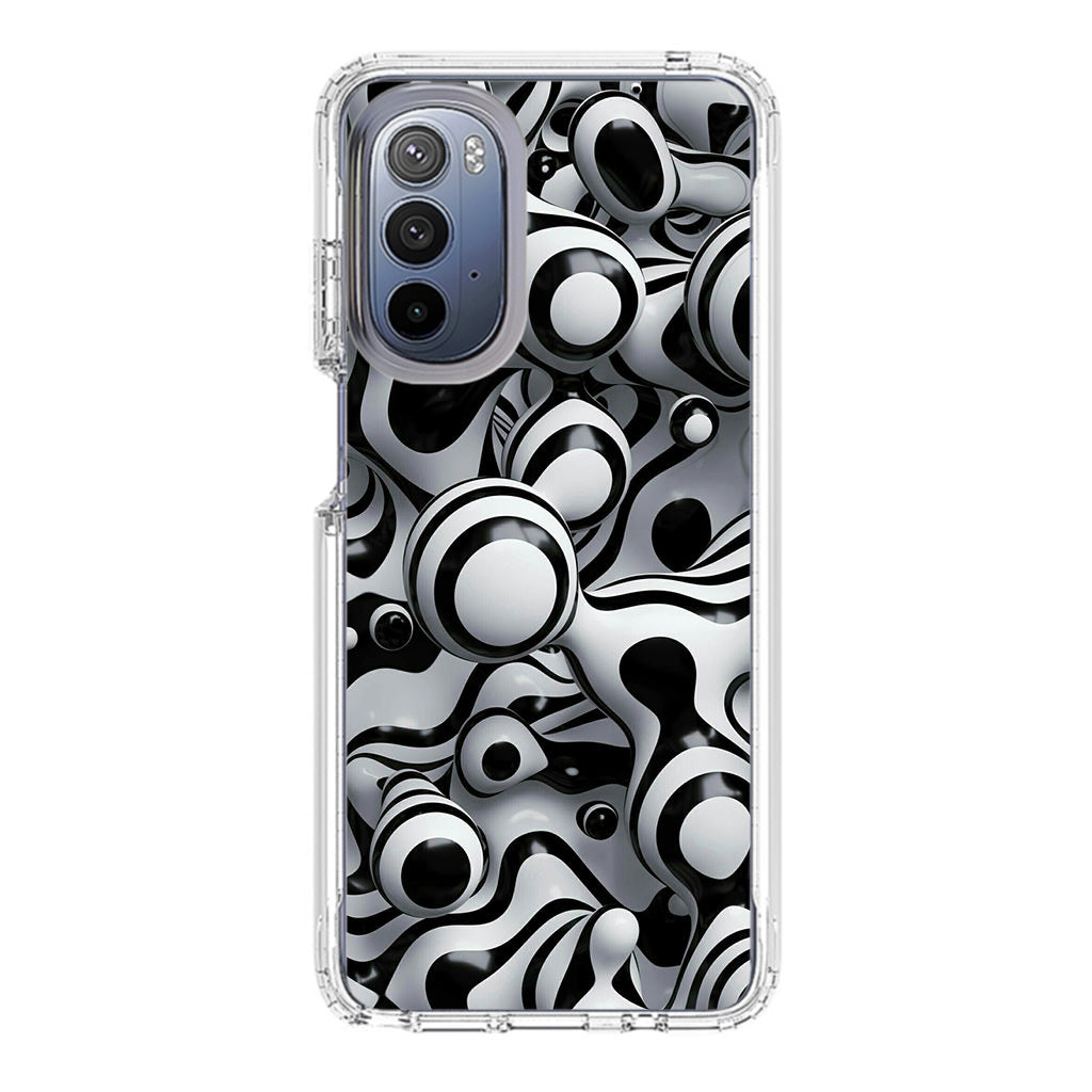 Abstract Art Black White Motorola Moto G Stylus 5G 2022 Case