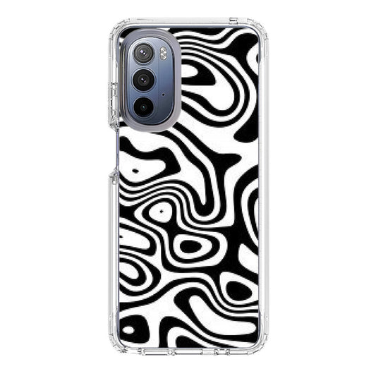 Abstract Black and White Background Motorola Moto G Stylus 5G 2022 Case