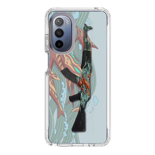 AK-47 Aquamarine Revenge Motorola Moto G Stylus 5G 2022 Case