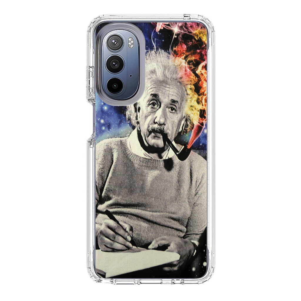 Albert Einstein Smoking Motorola Moto G Stylus 5G 2022 Case