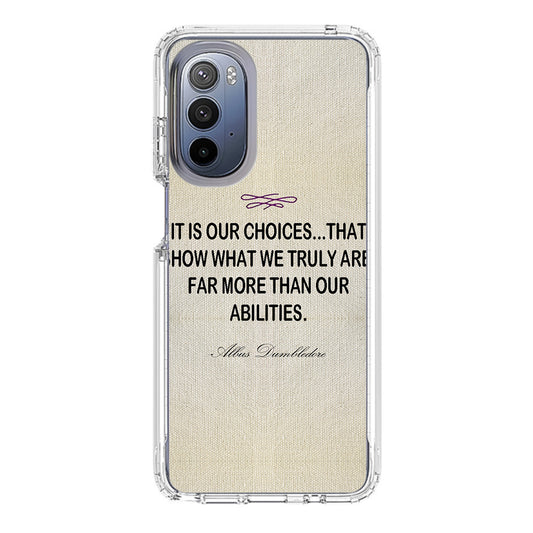 Albus Dumbledore Quote Motorola Moto G Stylus 5G 2022 Case