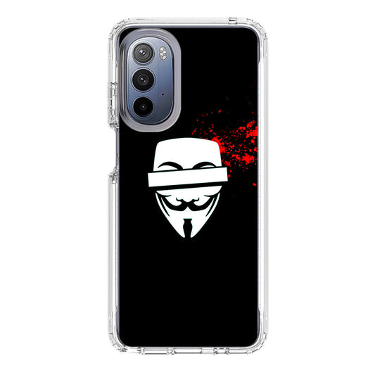 Anonymous Blood Splashes Motorola Moto G Stylus 5G 2022 Case