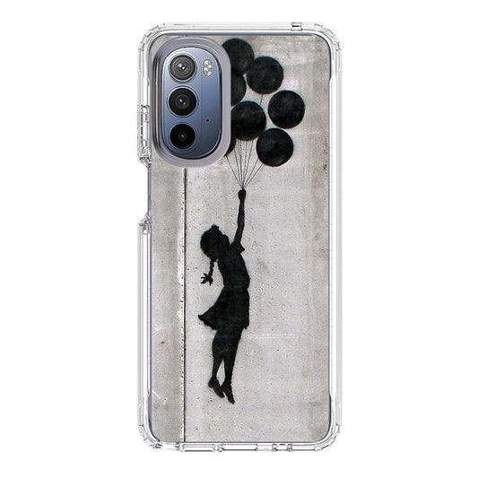 Banksy Girl With Balloons Motorola Moto G Stylus 5G 2022 Case