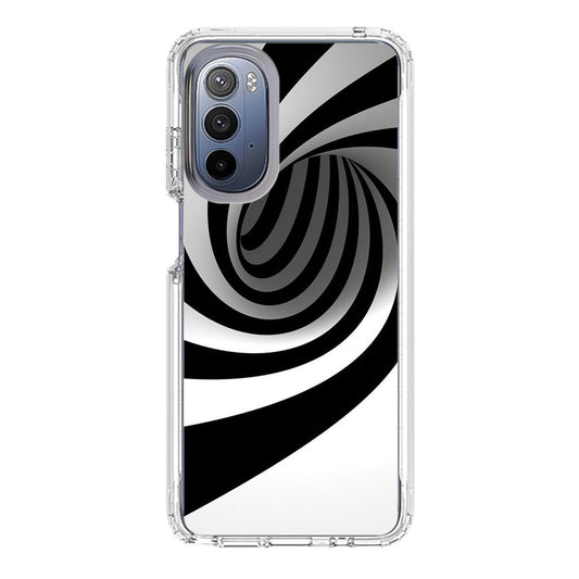 Black and White Twist Motorola Moto G Stylus 5G 2022 Case