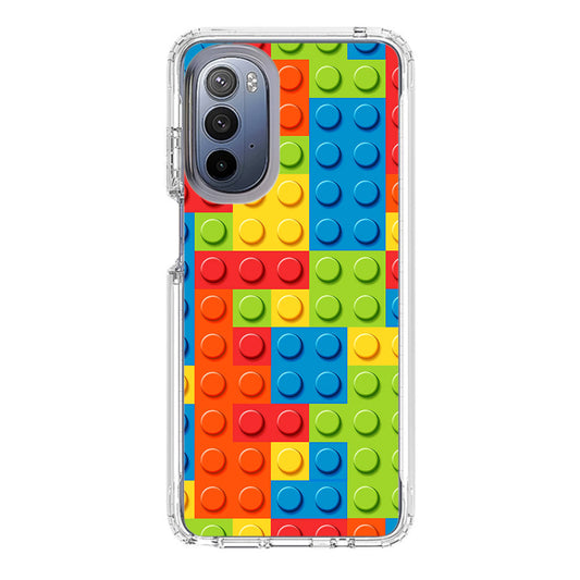 Blocks Rainbow Pattern Motorola Moto G Stylus 5G 2022 Case