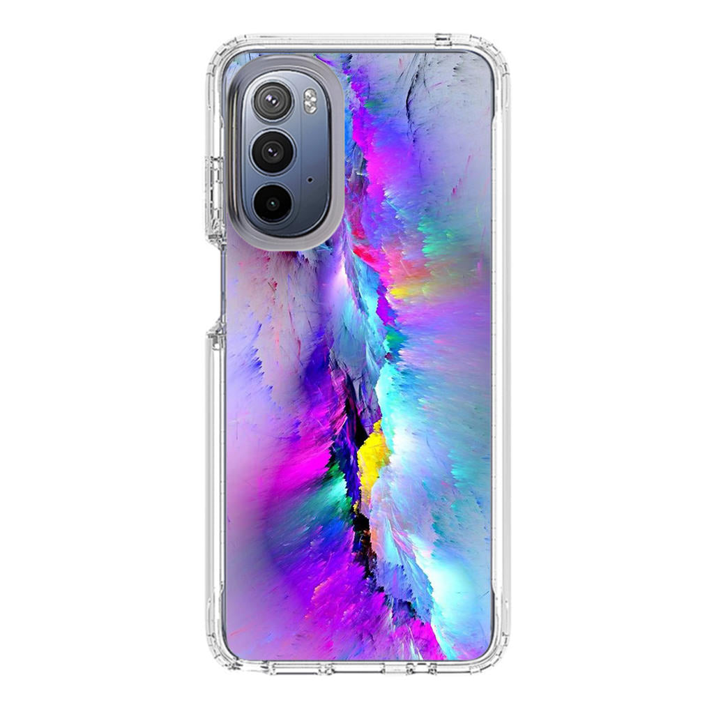 Colorful Abstract Smudges Motorola Moto G Stylus 5G 2022 Case