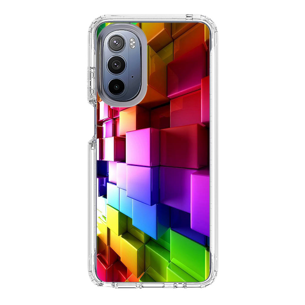 Colorful Cubes Motorola Moto G Stylus 5G 2022 Case