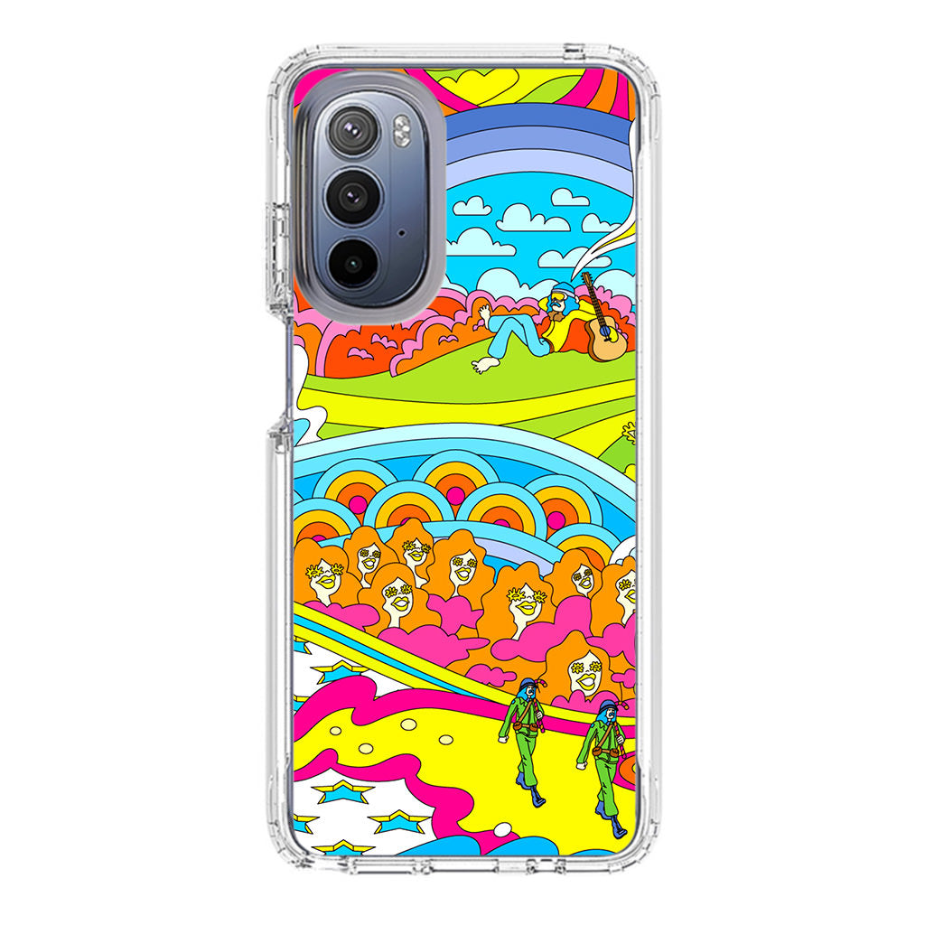 Colorful Doodle Motorola Moto G Stylus 5G 2022 Case