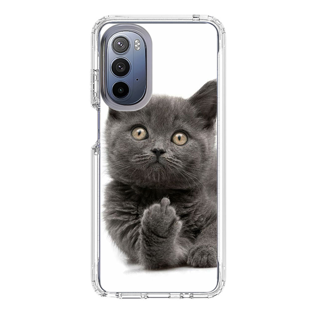 Finger British Shorthair Cat Motorola Moto G Stylus 5G 2022 Case