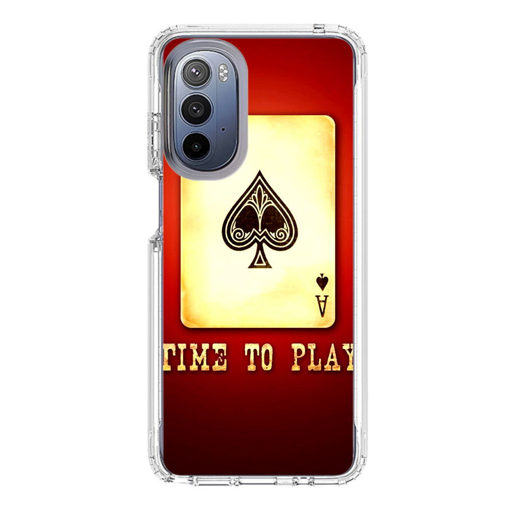 Game Card Time To Play Motorola Moto G Stylus 5G 2022 Case