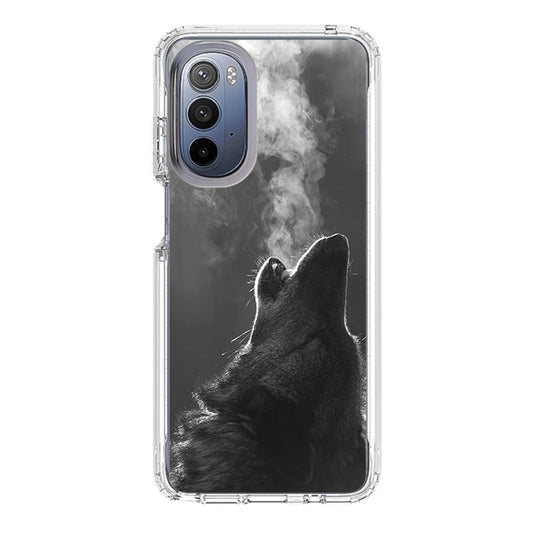 Howling Wolves Black and White Motorola Moto G Stylus 5G 2022 Case