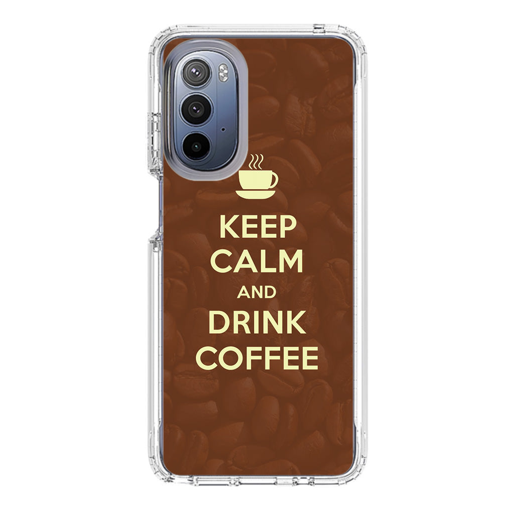 Keep Calm and Drink Coffee Motorola Moto G Stylus 5G 2022 Case