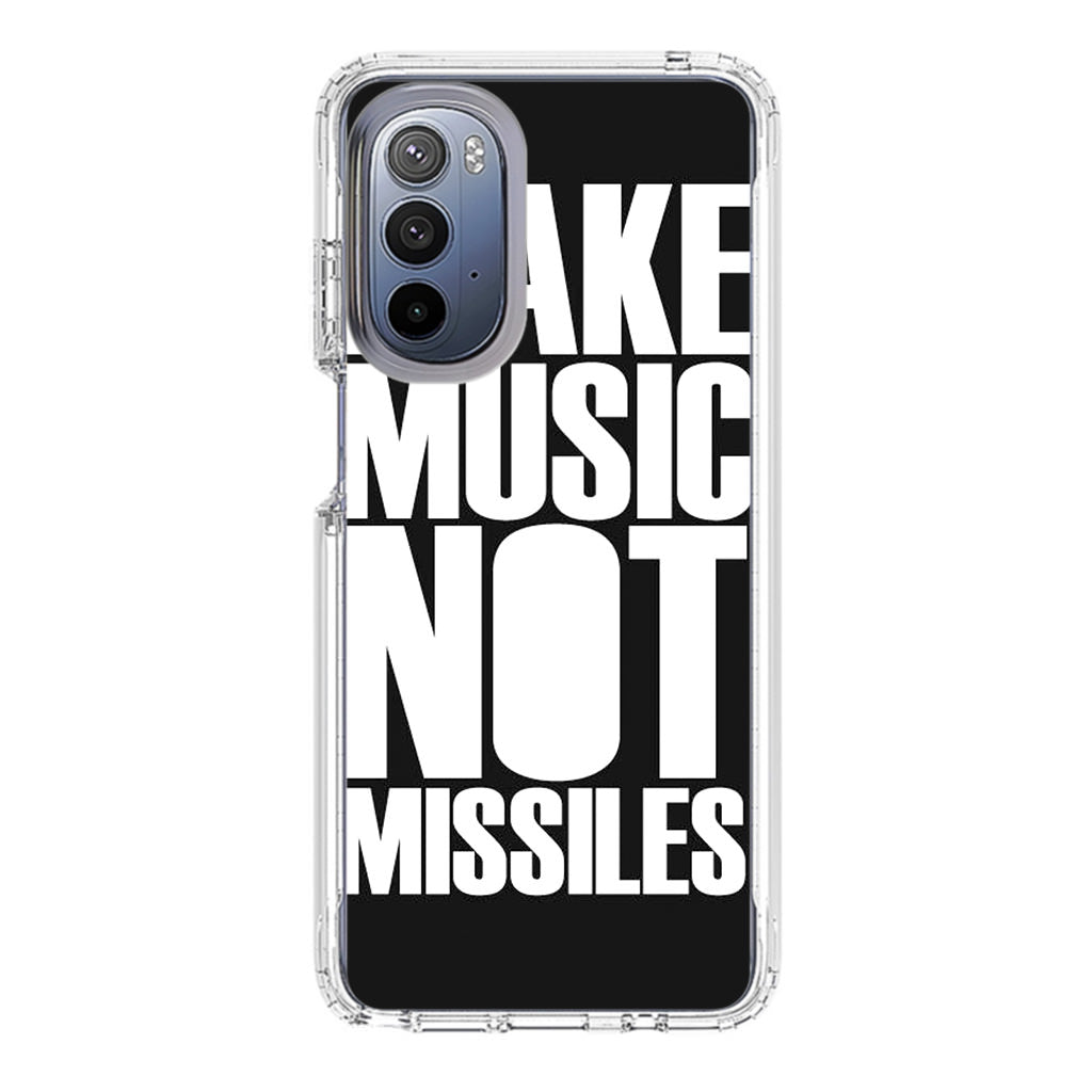 Make Music Not Missiles Motorola Moto G Stylus 5G 2022 Case