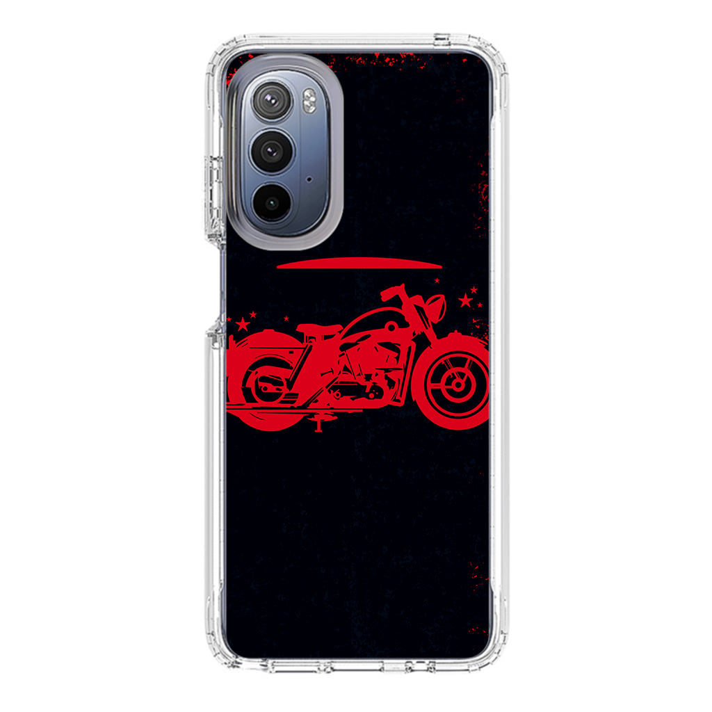 Motorcycle Red Art Motorola Moto G Stylus 5G 2022 Case