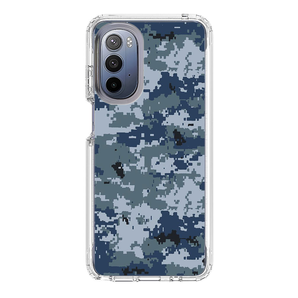Navy Camo Motorola Moto G Stylus 5G 2022 Case