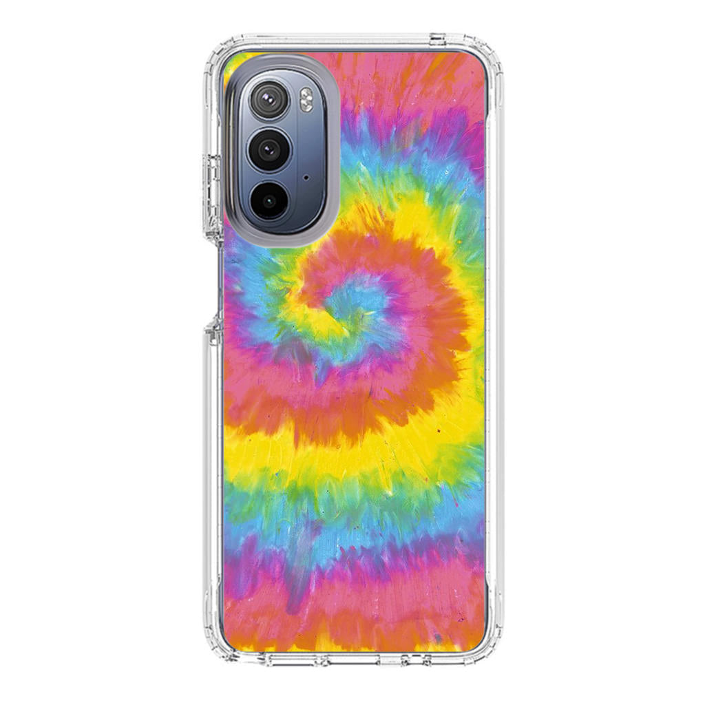 Pastel Rainbow Tie Dye Motorola Moto G Stylus 5G 2022 Case