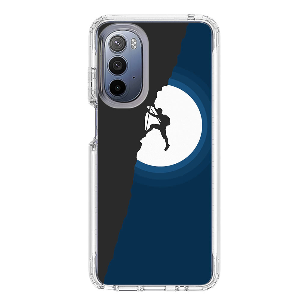 Silhouette of Climbers Motorola Moto G Stylus 5G 2022 Case