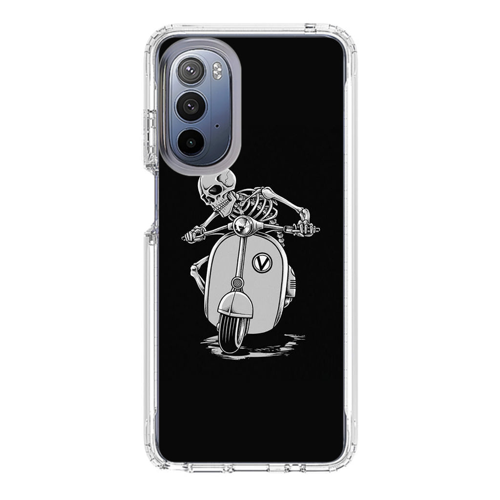 Skeleton Rides Scooter Motorola Moto G Stylus 5G 2022 Case