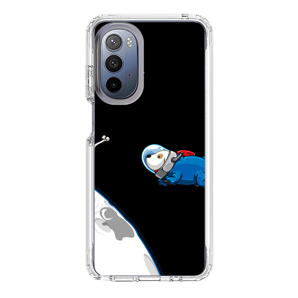 Space Dog Chasing A Bone Motorola Moto G Stylus 5G 2022 Case