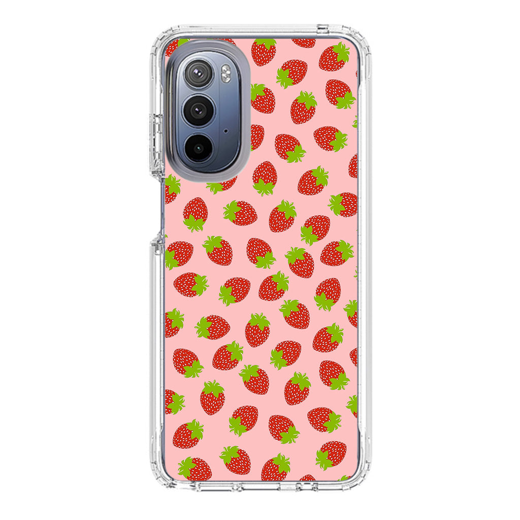 Strawberries Pattern Motorola Moto G Stylus 5G 2022 Case