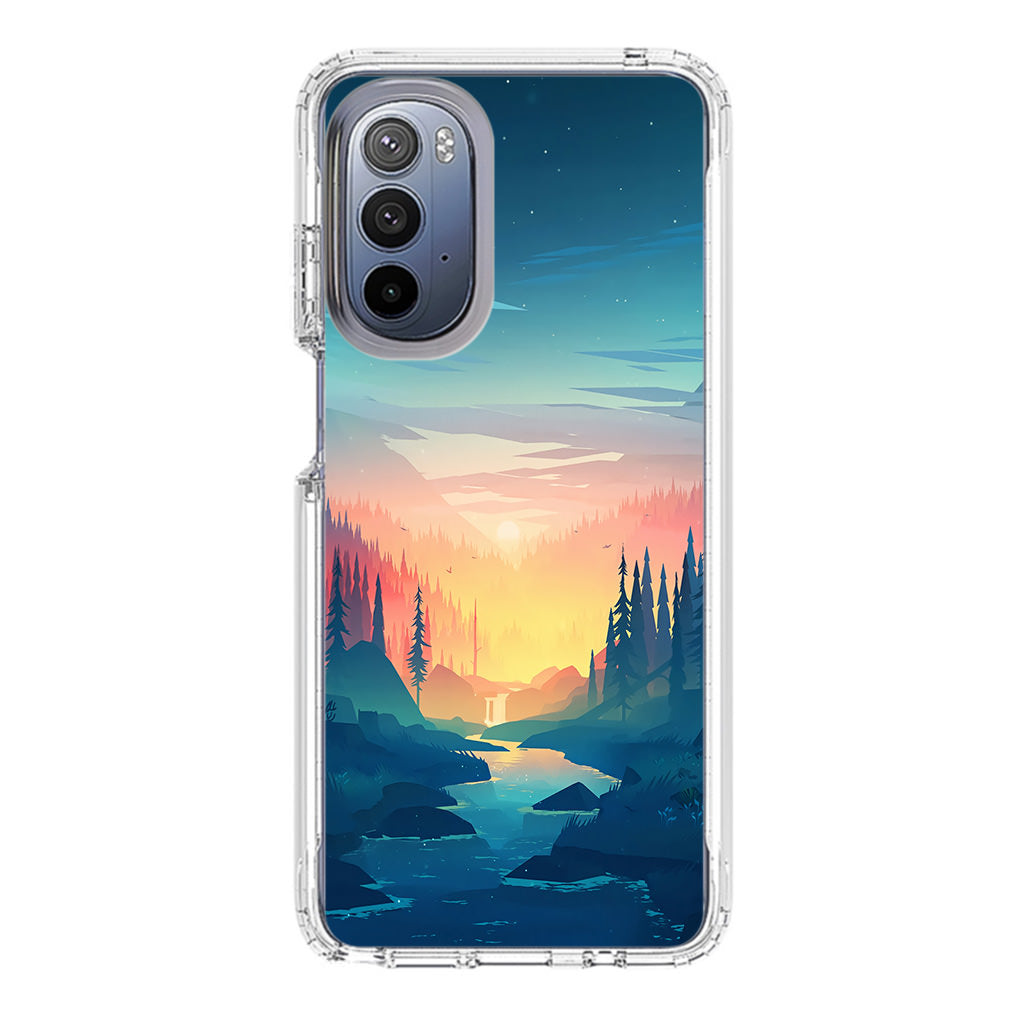 Sunset at The River Motorola Moto G Stylus 5G 2022 Case