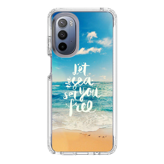 The Sea Set You Free Motorola Moto G Stylus 5G 2022 Case