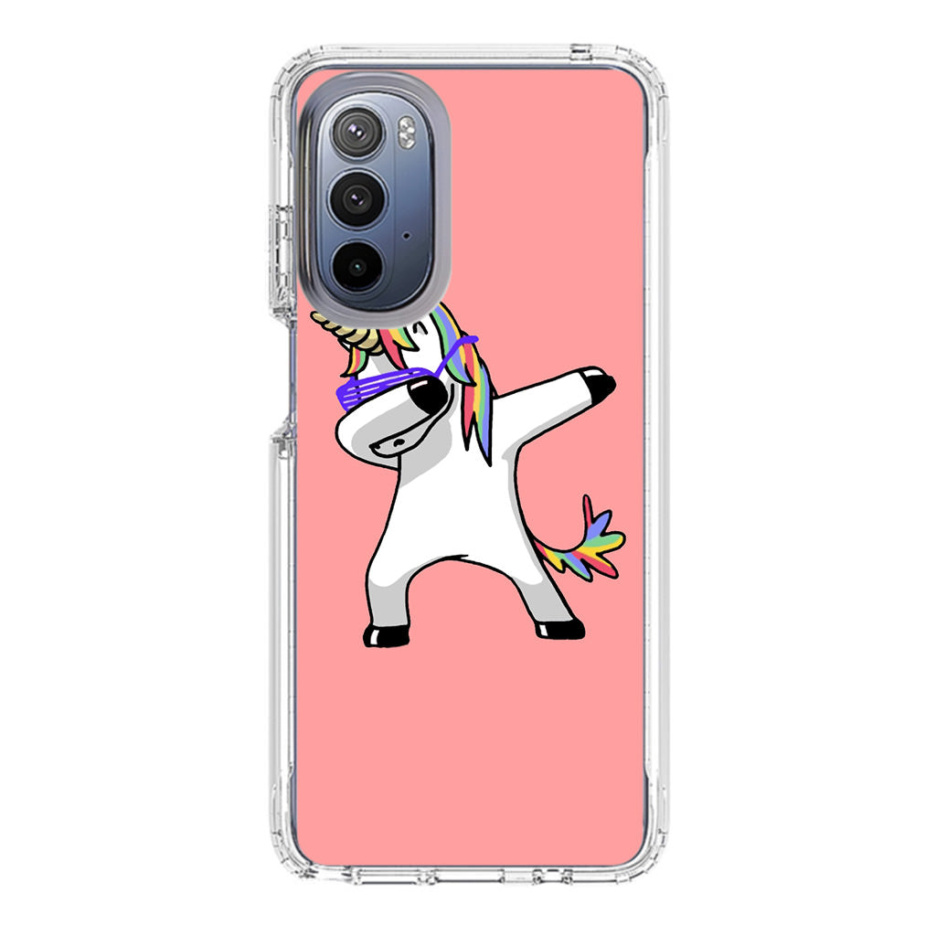 Unicorn Dabbing Pink Motorola Moto G Stylus 5G 2022 Case