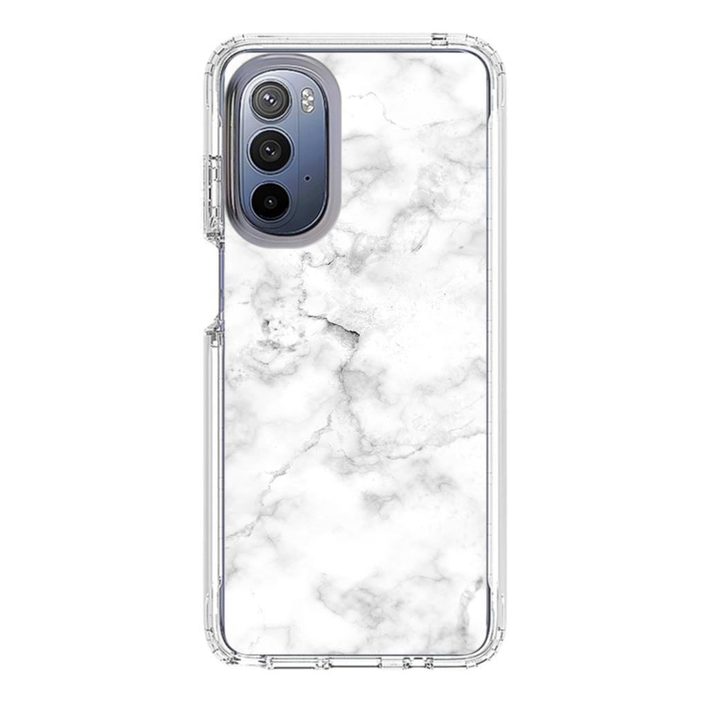 White Marble Motorola Moto G Stylus 5G 2022 Case