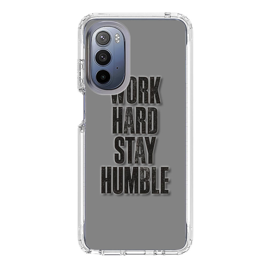 Work Hard Stay Humble Motorola Moto G Stylus 5G 2022 Case