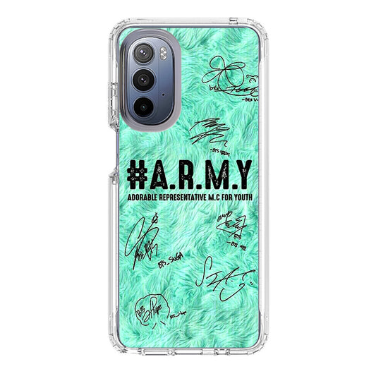 BTS Army Signature Motorola Moto G Stylus 5G 2022 Case