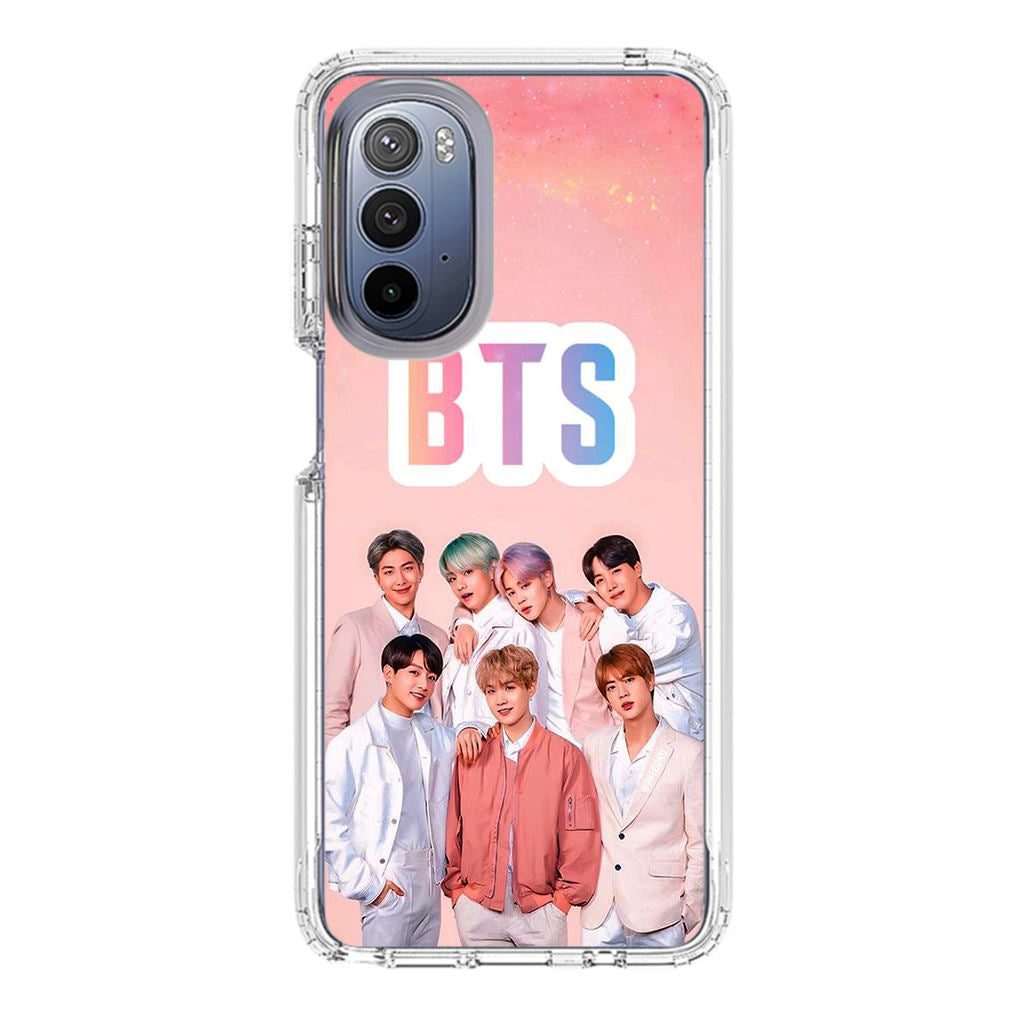 BTS Member in Pink Motorola Moto G Stylus 5G 2022 Case