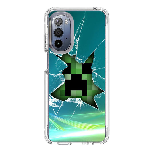 Creeper Glass Broken Green Motorola Moto G Stylus 5G 2022 Case