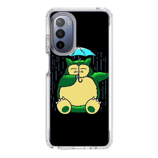 Cute Snorlax Umbrella Motorola Moto G Stylus 5G 2022 Case