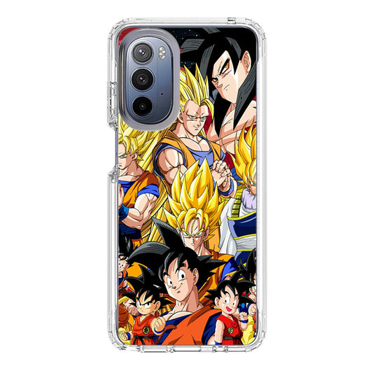 Dragon Ball Z Son Goku Transformation Motorola Moto G Stylus 5G 2022 Case