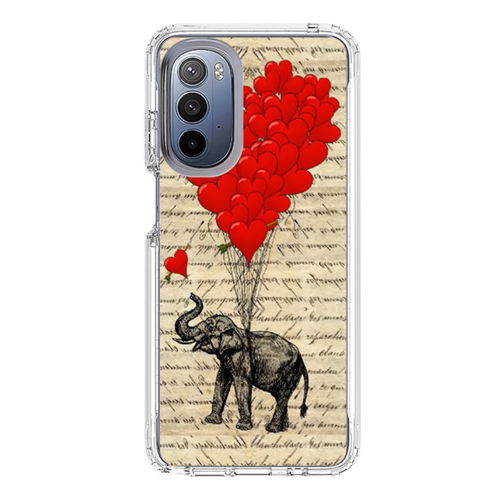 Elephant And Heart Motorola Moto G Stylus 5G 2022 Case