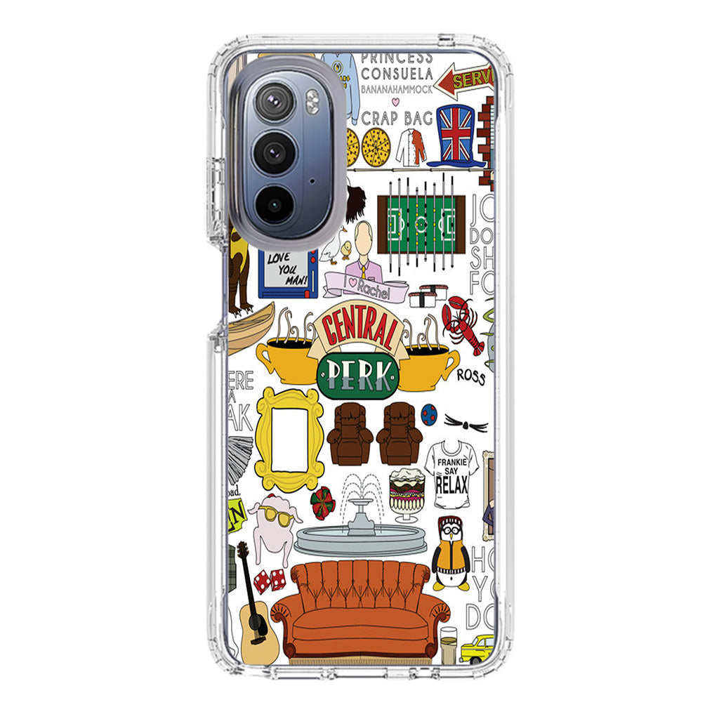 Friends TV Show Central Perk Sticker Motorola Moto G Stylus 5G 2022 Case