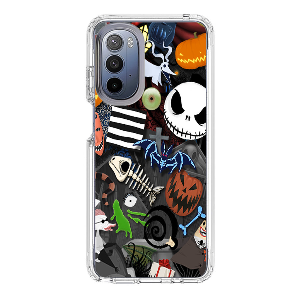 Nightmare Before Chrismast Collage Motorola Moto G Stylus 5G 2022 Case